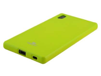 Mercury Goospery Glossy Gel Case for Sony Xperia Z5 - Lime Green