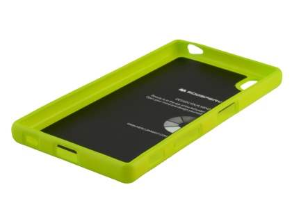 Mercury Goospery Glossy Gel Case for Sony Xperia Z5 - Lime Green