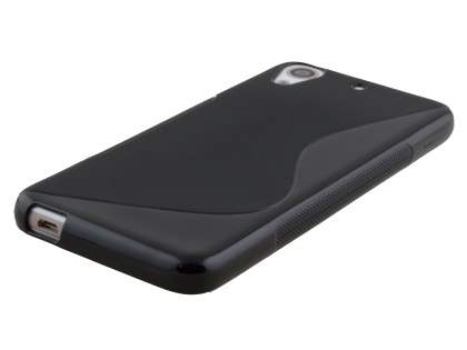 Wave Case for HTC Desire 626/628 - Frosted Black/Black