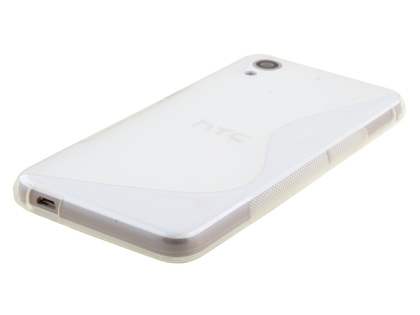 Wave Case for HTC Desire 626/628 - Frosted Clear/Clear
