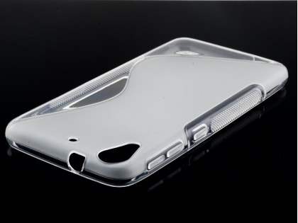 Wave Case for HTC Desire 626/628 - Frosted Clear/Clear