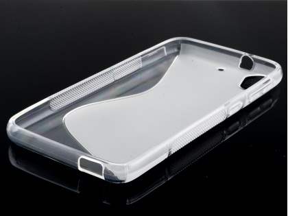 Wave Case for HTC Desire 626/628 - Frosted Clear/Clear