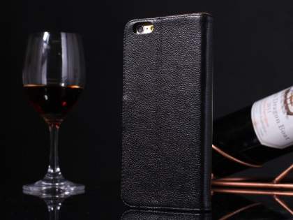 Premium Leather Wallet Case for iPhone 6s Plus/6 Plus - Classic Black Premium Leather Wallet Case for iPhone 6s Plus/6 Plus - Classic Black