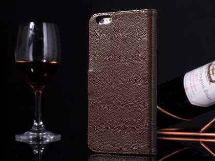 Premium Leather Wallet Case for iPhone 6s Plus/6 Plus - Brown Premium Leather Wallet Case for iPhone 6s Plus/6 Plus - Brown