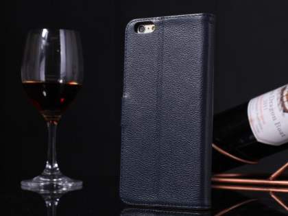 Premium Leather Wallet Case for iPhone 6s Plus/6 Plus - Midnight Blue Premium Leather Wallet Case for iPhone 6s Plus/6 Plus - Midnight Blue