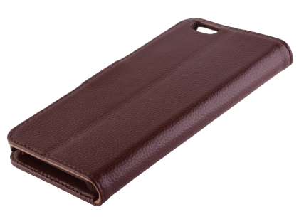 Premium Leather Wallet Case for iPhone 6s/6 - Brown
