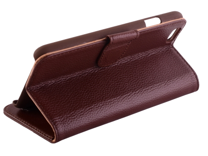 Premium Leather Wallet Case for iPhone 6s/6 - Brown