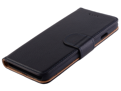 Premium Leather Wallet Case for iPhone 6s/6 - Midnight Blue