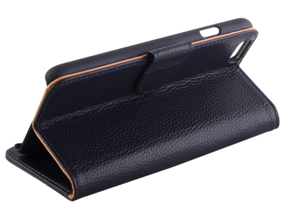 Premium Leather Wallet Case for iPhone 6s/6 - Midnight Blue