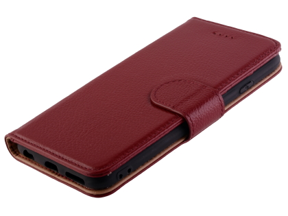 Premium Leather Wallet Case for iPhone 6s/6 - Burgundy