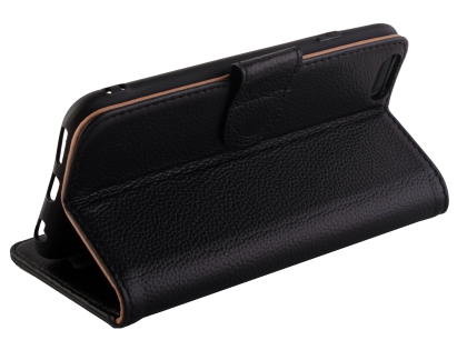 Premium Leather Wallet Case for iPhone 6s/6 - Classic Black