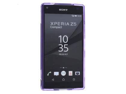 Wave Case for Sony Xperia Z5 Compact - Frosted Purple/Purple