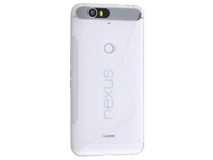 Wave Case for Huawei Nexus 6P - Frosted Clear/Clear Soft Cover
