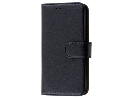 Slim Synthetic Leather Wallet Case with Stand for LG Nexus 5X - Classic Black