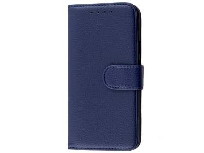 Slim Synthetic Leather Wallet Case with Stand for LG Nexus 5X - Dark Blue