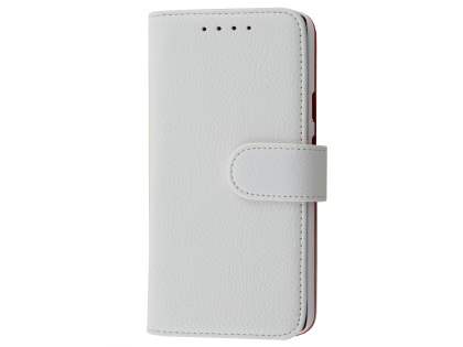 Slim Synthetic Leather Wallet Case with Stand for LG Nexus 5X - Pearl White