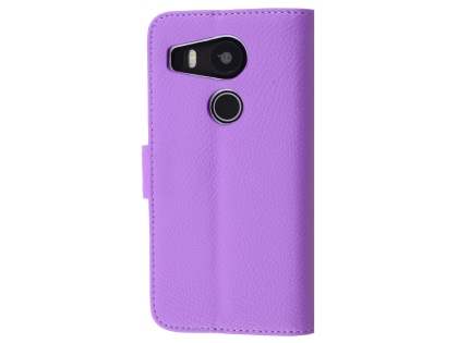 Slim Synthetic Leather Wallet Case with Stand for LG Nexus 5X - Light Purple Slim Synthetic Leather Wallet Case with Stand for LG Nexus 5X - Light Purple