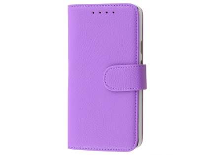 Slim Synthetic Leather Wallet Case with Stand for LG Nexus 5X - Light Purple