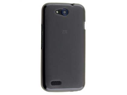 Frosted Colour TPU Gel Case for ZTE FIT 4G Smart - Grey Soft Cover