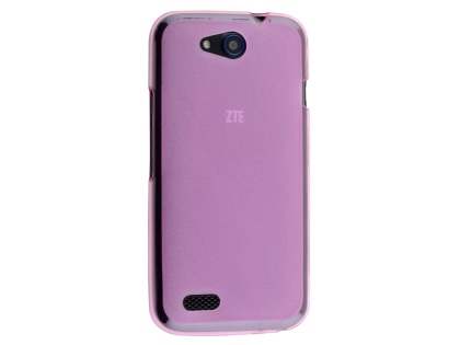 Frosted Colour TPU Gel Case for ZTE FIT 4G Smart - Pink Soft Cover