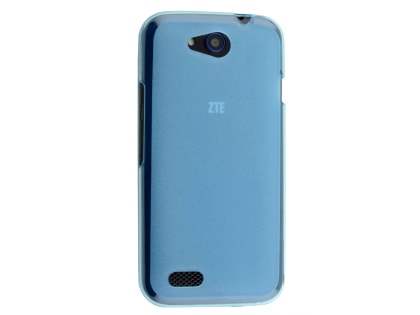 Frosted Colour TPU Gel Case for ZTE FIT 4G Smart - Blue Soft Cover