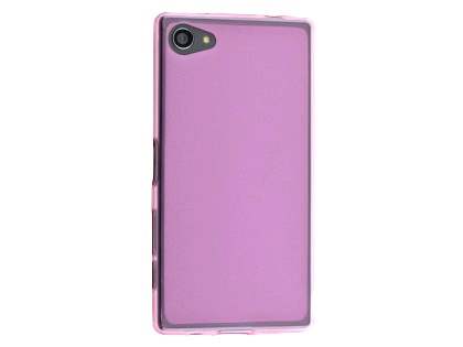Frosted TPU Case for Sony Xperia Z5 Compact - Pink Soft Cover