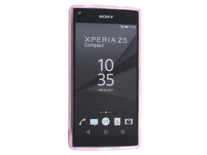 Frosted TPU Case for Sony Xperia Z5 Compact - Pink