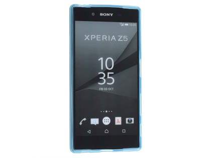 Frosted TPU Case for Sony Xperia Z5 - Blue