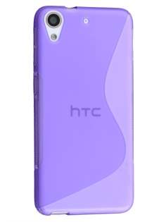 Wave Case for HTC Desire 626/628 - Frosted Purple/Purple Soft Cover