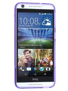 Wave Case for HTC Desire 626/628 - Frosted Purple/Purple