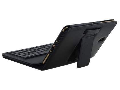 Synthetic Leather Case with Bluetooth Keyboard for Samsung Tab S2 8.0 - Black Keyboard