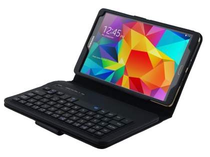 Synthetic Leather Case with Bluetooth Keyboard for Samsung Tab S2 8.0 - Black