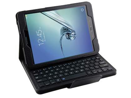Synthetic Leather Bluetooth Keyboard Case for Samsung Galaxy Tab S2 9.7 - Black Synthetic Leather Bluetooth Keyboard Case for Samsung Galaxy Tab S2 9.7 - Black