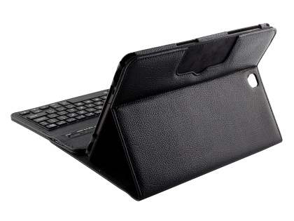 Synthetic Leather Bluetooth Keyboard Case for Samsung Galaxy Tab S2 9.7 - Black