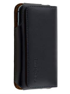 Extra-tough Genuine Leather ShineColours belt pouch for Naked Mobile Only - Classic Black Extra-tough Genuine Leather ShineColours belt pouch for Naked Mobile Only - Classic Black