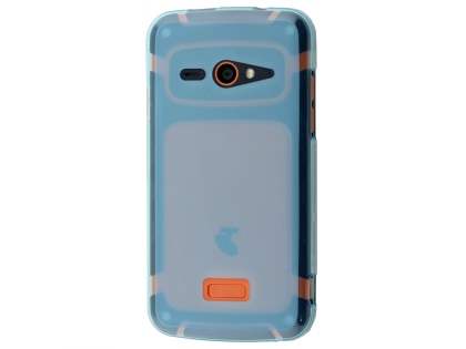 Frosted TPU Case for Telstra Tough Max - T84 - Blue Soft Cover