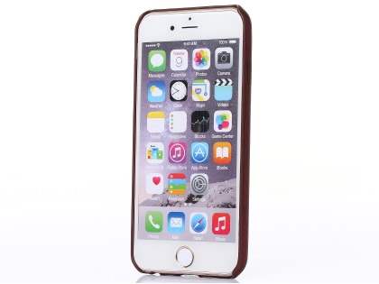 Wood Pattern Soft TPU Case for iPhone 6s/6 - Mahogany