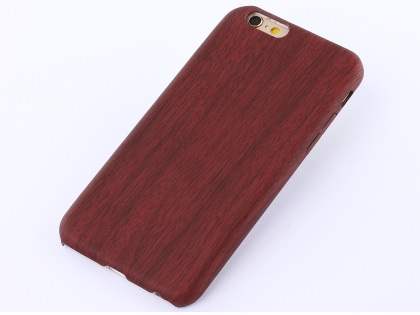Wood Pattern Soft TPU Case for iPhone 6s/6 - Mahogany