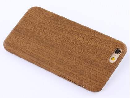 Wood Pattern Soft TPU Case for iPhone 6s/6 - Walnut