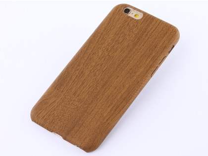 Wood Pattern Soft TPU Case for iPhone 6s Plus/6 Plus - Walnut