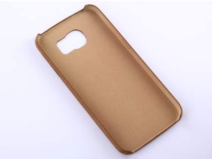 Wood Pattern Soft TPU Case for Samsung Galaxy S6 - Walnut