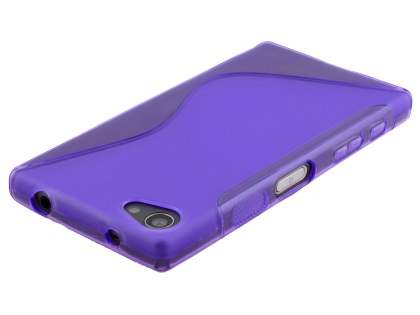 Wave Case for Sony Xperia Z5 Compact - Frosted Purple/Purple