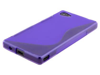 Wave Case for Sony Xperia Z5 Compact - Frosted Purple/Purple