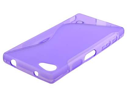 Wave Case for Sony Xperia Z5 Compact - Frosted Purple/Purple