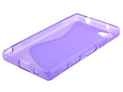 Wave Case for Sony Xperia Z5 Compact - Frosted Purple/Purple