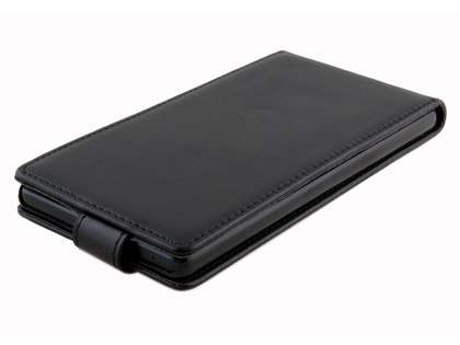 Synthetic Leather Flip Case for Huawei P8 - Black