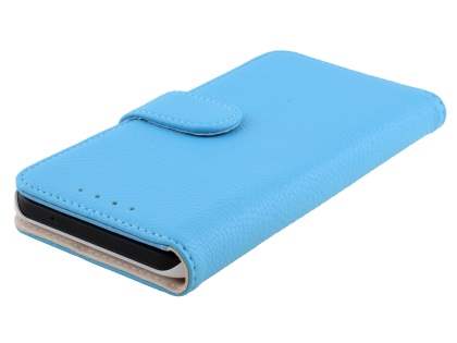 Slim Synthetic Leather Wallet Case with Stand for LG Nexus 5X - Sky Blue