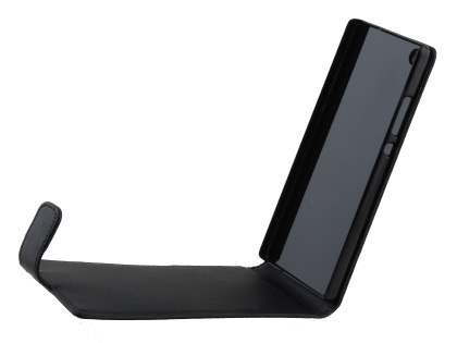 Synthetic Leather Flip Case for Huawei P8 - Black