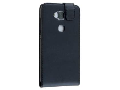 Synthetic Leather Flip Case for Huawei G8 - Black Synthetic Leather Flip Case for Huawei G8 - Black