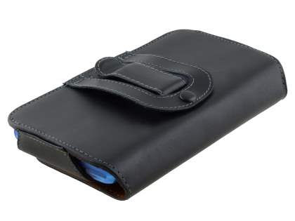 Extra-tough Genuine Leather ShineColours belt pouch - Bumper Case Compatible